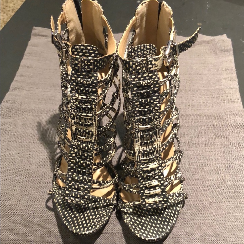 Beautiful strappy wedges